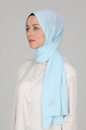 شال آبی زنانه شیفون Levidor - کد 88475576