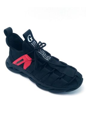 کفش اسنیکر مشکی مردانه بدون بند Guja - کد 88790734