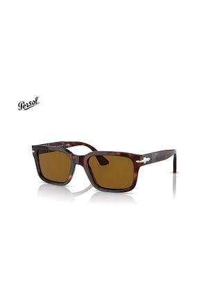 عینک آفتابی قهوه ای زنانه پلاریزه Persol - کد 666088088
