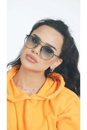 عینک آفتابی سبز زنانه UV400 LOOKUP - کد 666186355