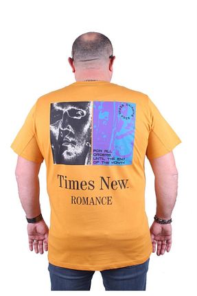 تیشرت سایز بزرگ زرد مردانه T-Shirt MocGrande - کد 665937252