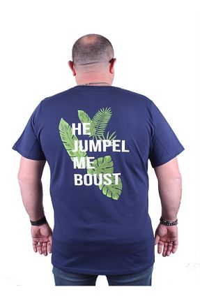 تیشرت سایز بزرگ آبی مردانه T-Shirt MocGrande - کد 665934216