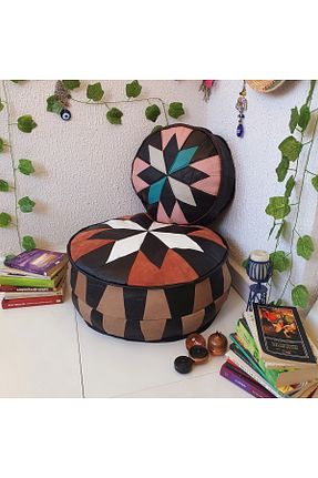 پوف و نیمکت صورتی 60 x 27 Ottoman Pouffe - کد 664143454