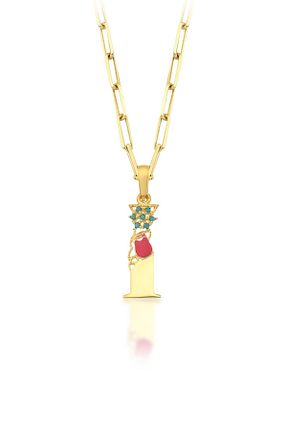 گردنبند نقره زرد زنانه 925 عیار Cevahir Gold - کد 213486089