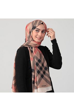 شال قهوه ای زنانه پنبه ای ipekistanbul - کد 646804637