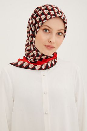 روسری زرشکی İpek Tivil Armine - کد 648961024