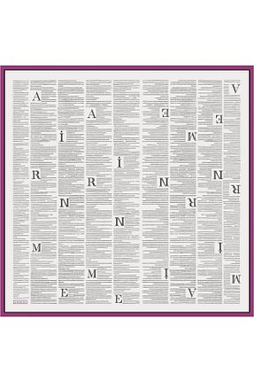 روسری مشکی کرپ ساتن ابریشم Armine - کد 648961657