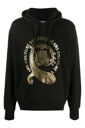 سوئیشرت مشکی مردانه چاپی VERSACE JEANS COUTURE - کد 346683060