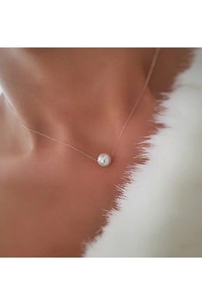 گردنبند نقره سفید زنانه 925 عیار Silver Self - کد 666875672