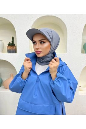 کلاه طوسی زنانه پنبه ای laviyonsa - کد 667426651