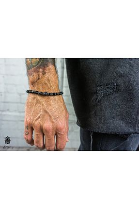 دستبند جواهر مشکی زنانه سنگ طبیعی Padore Accessory - کد 667517833