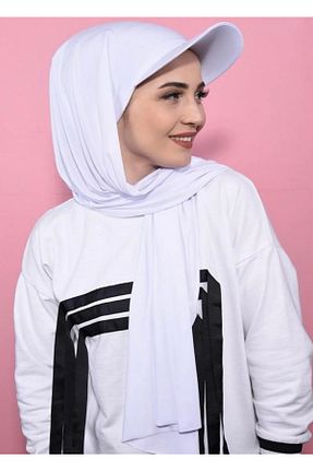 کلاه سفید زنانه پنبه ای laviyonsa - کد 667426638