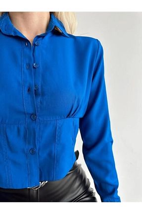 پیراهن سرمه ای زنانه کراپ alenmoda - کد 667442447