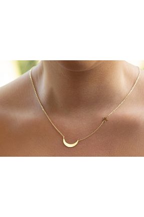 گردنبند نقره طلائی زنانه 925 عیار Armeks - کد 409446005