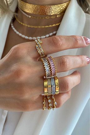 انگشتر جواهر طلائی زنانه زیرکن Bonnjerra Jewellery - کد 668520674