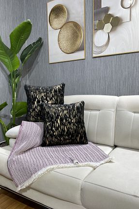 کوسن و روکش کوسن مشکی پلی استر Paris Life - کد 668676042