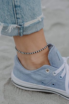 خلخال جواهر رنگی زنانه شیشه İsabella Accessories - کد 668353929