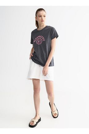 تیشرت طوسی زنانه رگولار Aeropostale - کد 667613817