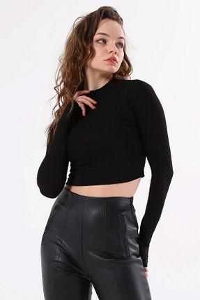 بلوز مشکی زنانه ساده Pawle - کد 669850710