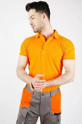 پولوشرت نارنجی مردانه %100 پنبه Uniprom - کد 670173347