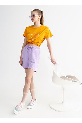 شلوارک و برمودا بنفش زنانه بافتنی Aeropostale - کد 667618622