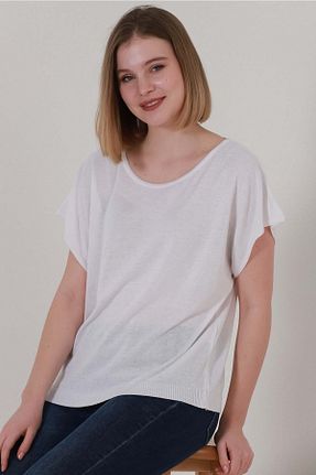 بلوز سفید زنانه طرح دار VEGENZE - کد 670327270