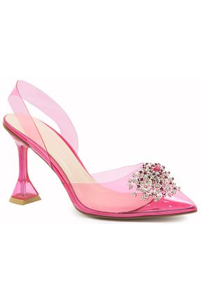 کفش مجلسی قرمز زنانه پاشنه تخت Gedikpaşalı - کد 670495924