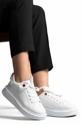 کفش اسنیکر سفید زنانه بند دار Stilbagshoes - کد 669611916