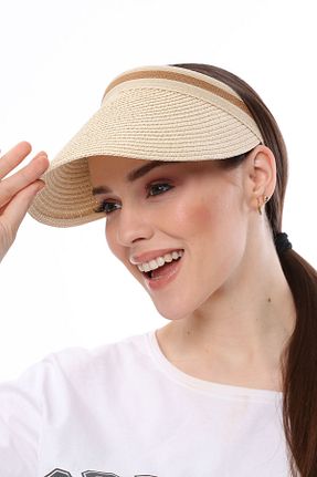 کلاه قهوه ای زنانه حصیر Aghilo - کد 669703831