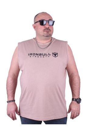 تی شرت بژ مردانه سایز بزرگ کد 669798741