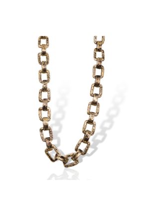 گردنبند جواهر متالیک زنانه روکش طلا کد 669847875