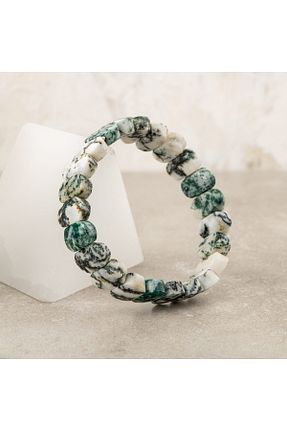 دستبند جواهر رنگی زنانه سنگ طبیعی OSMANLI DOĞAL TAŞ - کد 669894144