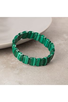 دستبند جواهر سبز زنانه سنگ طبیعی OSMANLI DOĞAL TAŞ - کد 669916068