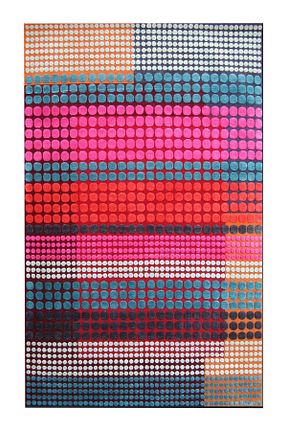 فرش رنگی قابل شستشو Rugs Modern Halı - کد 669498964
