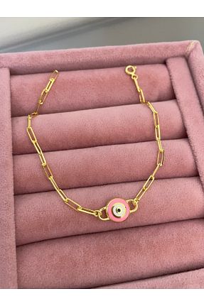 دستبند نقره زرد زنانه 925 عیار emy by emel luxury silver jewelry - کد 670122659