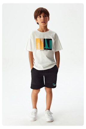 ست بالاتنه و پائین تنه سفید بچه گانه رگولار Nk Kids - کد 670294416
