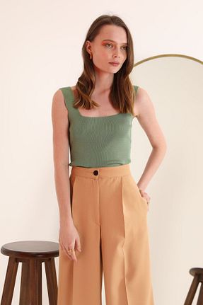 بلوز سبز زنانه ساده Kaktüs Moda - کد 669802160