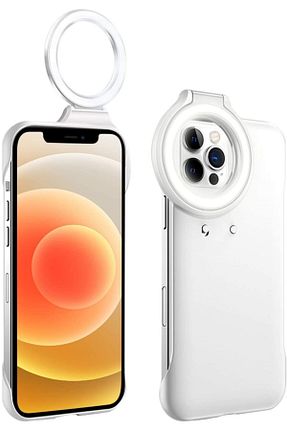 کاور و قاب سفید iPhone 12 A-MAN DESIGN - کد 86096649