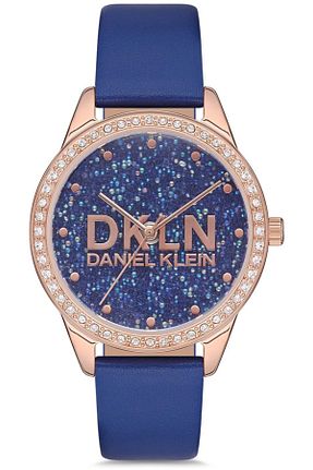 ساعت مچی سرمه ای زنانه 36-40 میلی متر Daniel Klein - کد 87988120