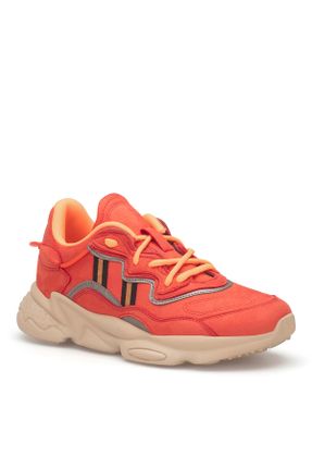 کفش اسنیکر نارنجی زنانه بدون بند کد 88390104