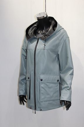 کاپشن سبز زنانه رگولار Metins Leather - کد 88771483