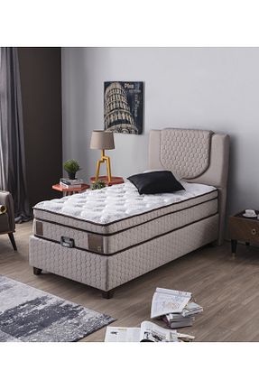 تختخواب جک دار طوسی تکنفره Weltew Home - کد 51623185