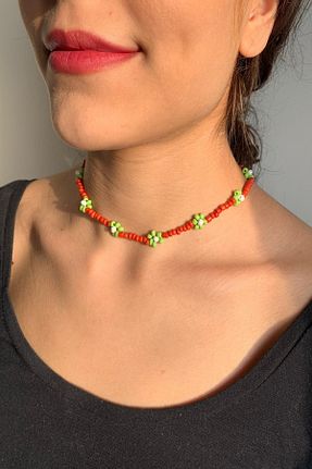 چوکر نارنجی İsabella Accessories - کد 95676033