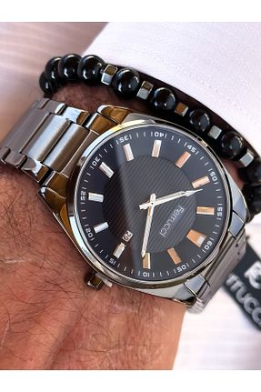 ساعت مچی طوسی مردانه 41-45 میلی متر Ferrucci - کد 375169786