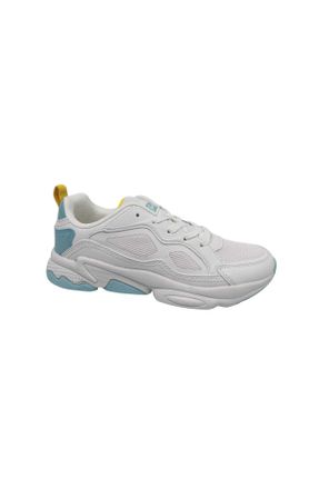 کفش پیاده روی سفید زنانه پارچه ای پارچه نساجی کد 670971924