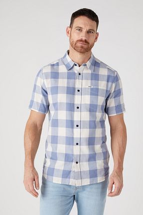 پیراهن طوسی مردانه رگولار Wrangler - کد 670794204