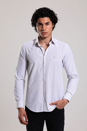 پیراهن بژ مردانه اسلیم فیت Daniel Bessi - کد 671023334
