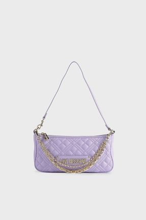 کیف دوشی بنفش زنانه پلی اورتان Love Moschino - کد 670613474