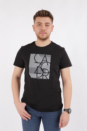 تیشرت مشکی مردانه رگولار Cazador - کد 671428142