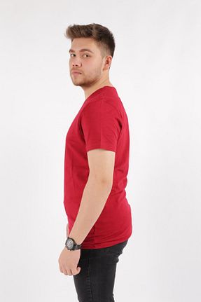 تیشرت زرشکی مردانه رگولار Cazador - کد 659746597